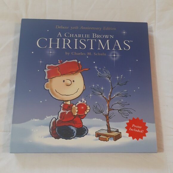 A Charlie Brown Christmas 50th Anniversary Edition with Poster Charles M. Schulz - Picture 1 of 7